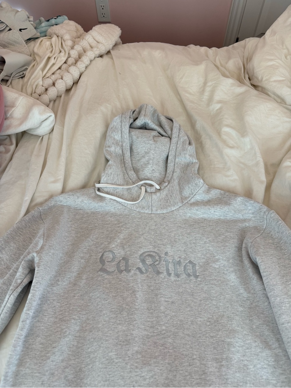 Light Gray Women's Hoodie Sweater